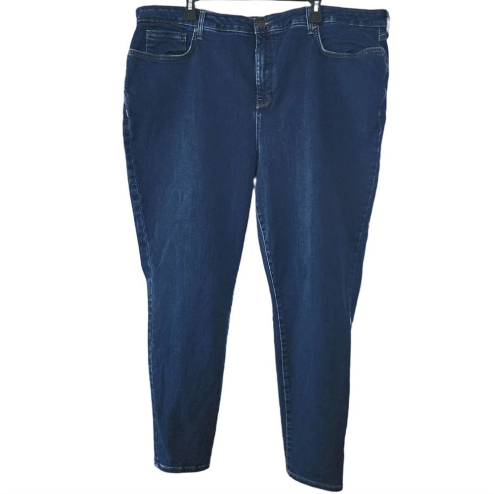 NYDJ Ami Skinny Jeans 24W Dark Indigo Lift Tuck High Rise Stretch Denim